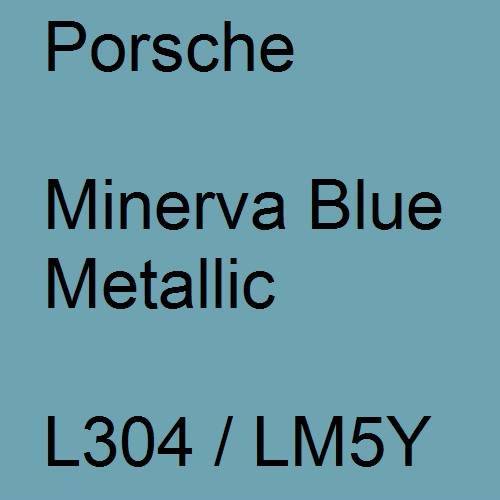 Porsche, Minerva Blue Metallic, L304 / LM5Y.
